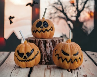 Halloween Pumpkin Candles