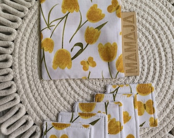 Discos desmaquillantes, discos cosméticos, discos limpiadores, discos faciales, reutilizables, cero residuos, sostenibles