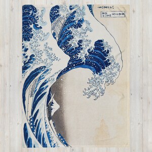 Coperta da lancio della Grande Onda di Kanagawa