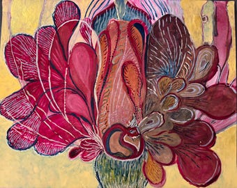 Lemuria Watercolor Painting: Starseed Energy, Light Language Art