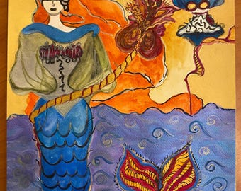 Lemurian Mermaid Art: Magical Creatures Series, Energy Codes