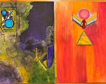 Orion Sigil Portal Art, Quantum Field Painting