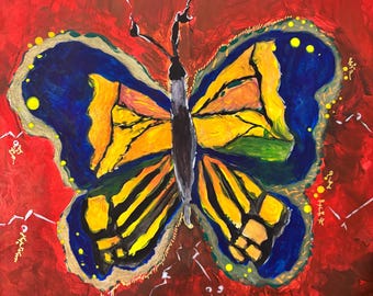 Pleiades Butterfly Effect Art Print, LightCodes, Multidimensional (A3 Forma)