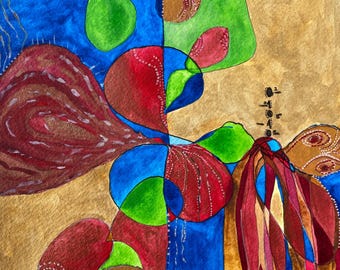 Pleiades Energy Art: Channeled Starseed Dyptic for Karmic Clearing