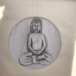 Latex mould fr making this Lovely Buddha Plaque