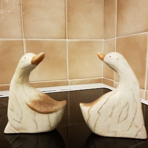2 Latex Moulds for making  this Pair of Geese