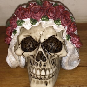 Latex mal voor het maken van deze bruidsschedel