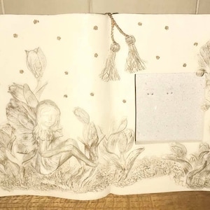 latex mal voor het maken van deze Beautiful Fairy Photo frame