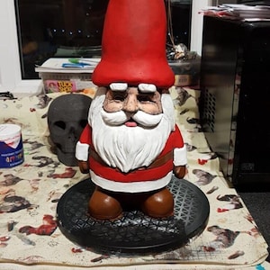 Latex mould for making this Large Santa Gnome