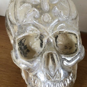 Latex Mould for making this Embossed skull figure