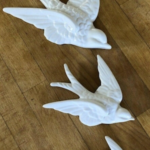 3 Latex Moulds for making  This set of Swallows
