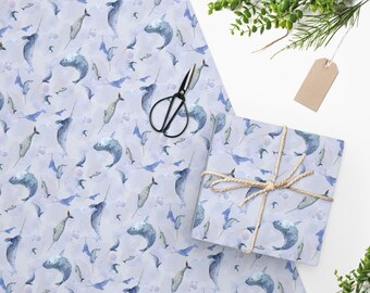 Narwhale Wrapping Paper