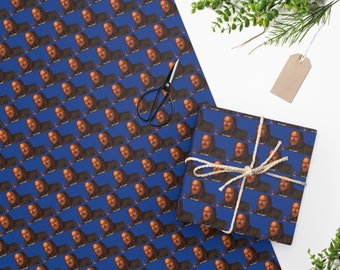 It's A Gift Wrapping Paper (blue)