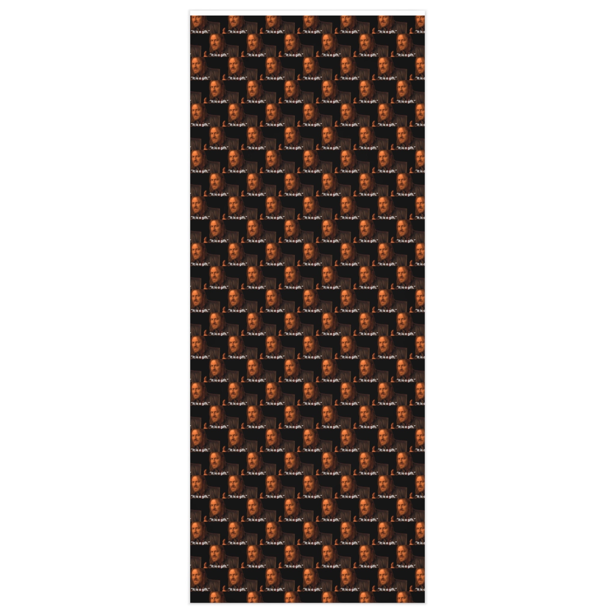 It is A Gift Wrapping Paper black Etsy UK
