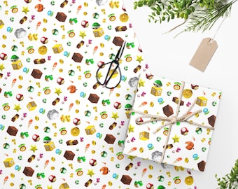 SM Power ups Wrapping Paper