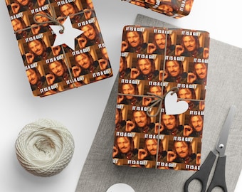 It's A Gift Wrapping Paper, two!