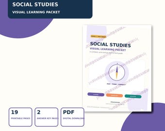 3rd Grade Social Studies Worksheets | First Weeks Packet | Maps, Communities, Citizenship | Printable PDF