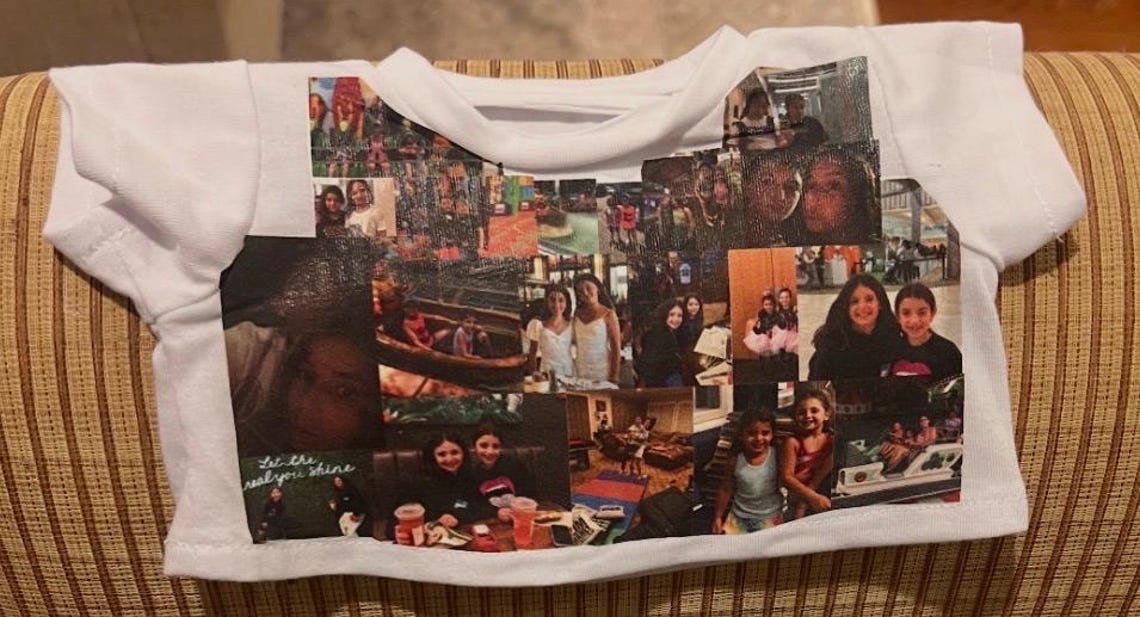 Custom Photo Collage Teddy Bear Shirt – Personalized Plush Toy Apparel ...