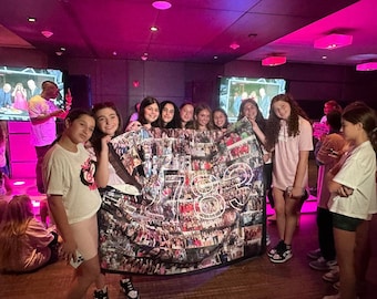 Personalized Minky Photo Blanket, Custom Collage Blanket for College, Graduation, Birthday or Family Gift