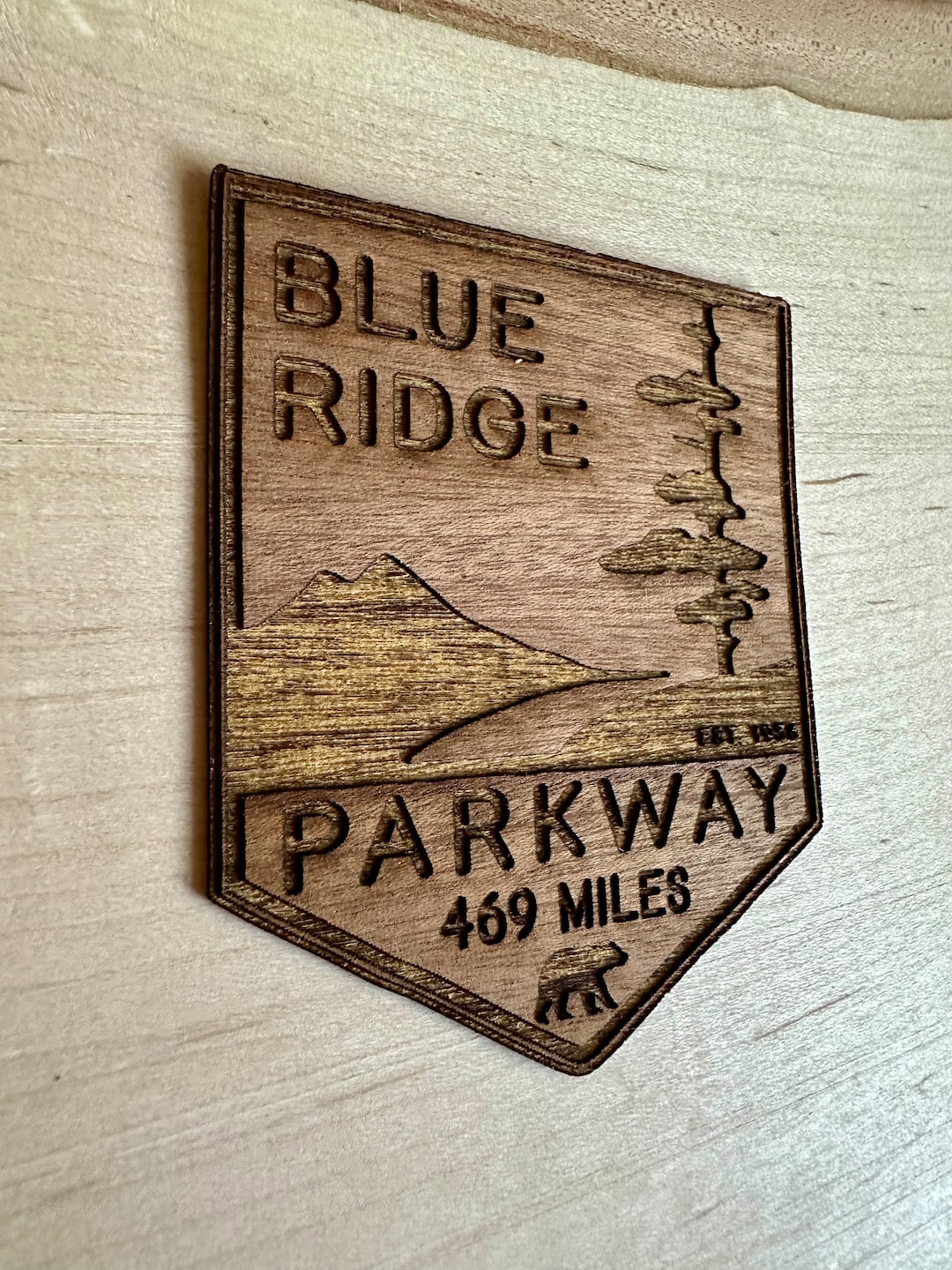 Blue Ridge Parkway Wooden Sign - Etsy
