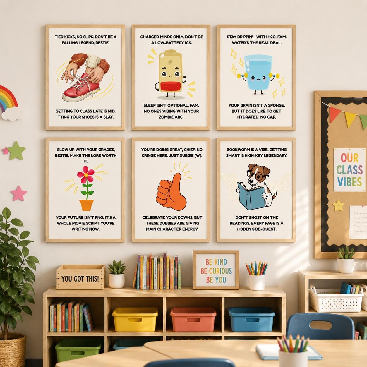 Cringe Classroom Posters - Etsy