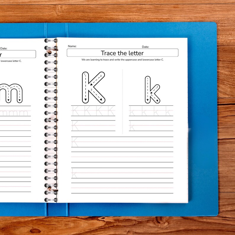 Trace the Letter Worksheets Printable, Alphabet Tracing Worksheets ...