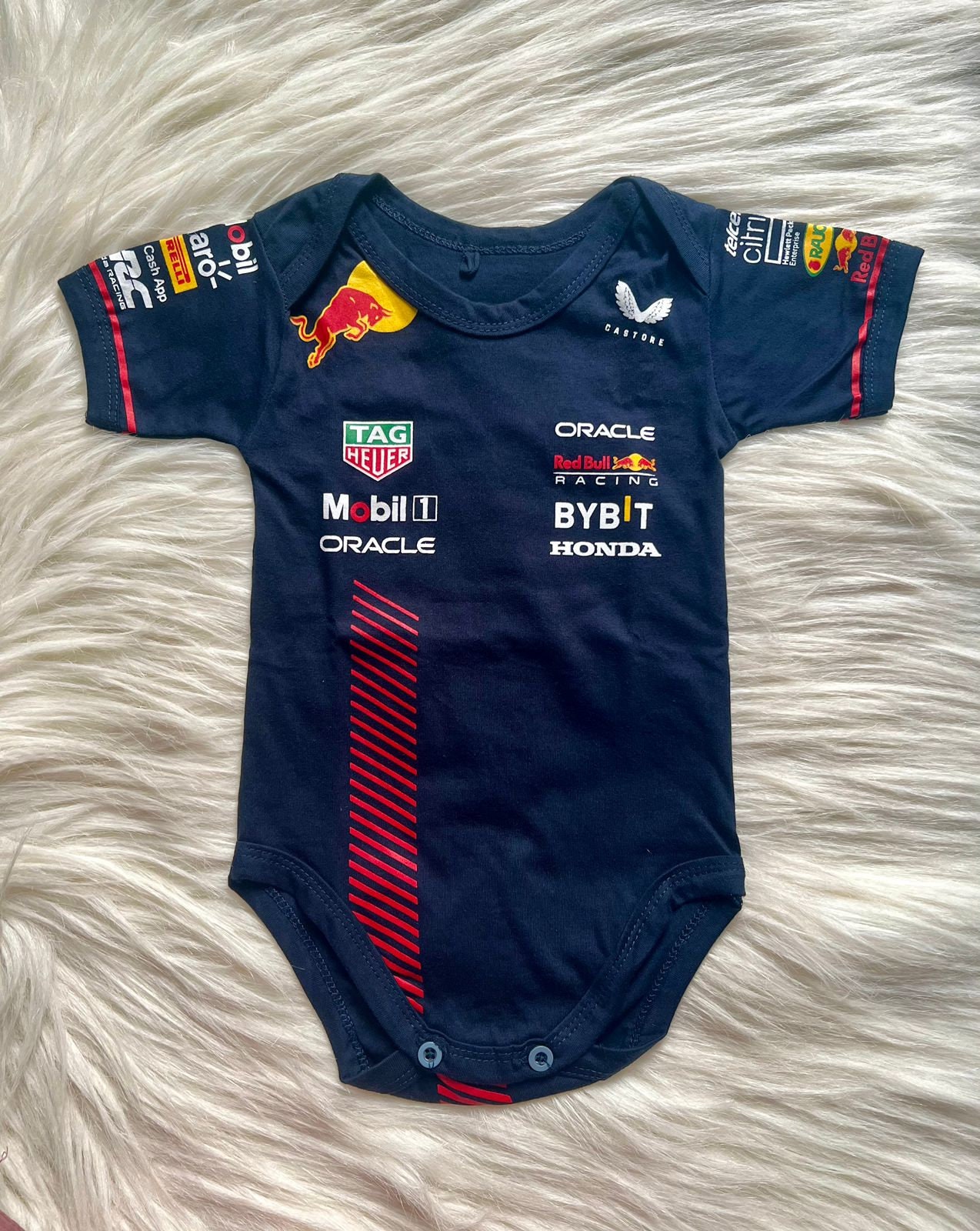 Red Angry Bull Baby One-Piece for Sale by Nikefc