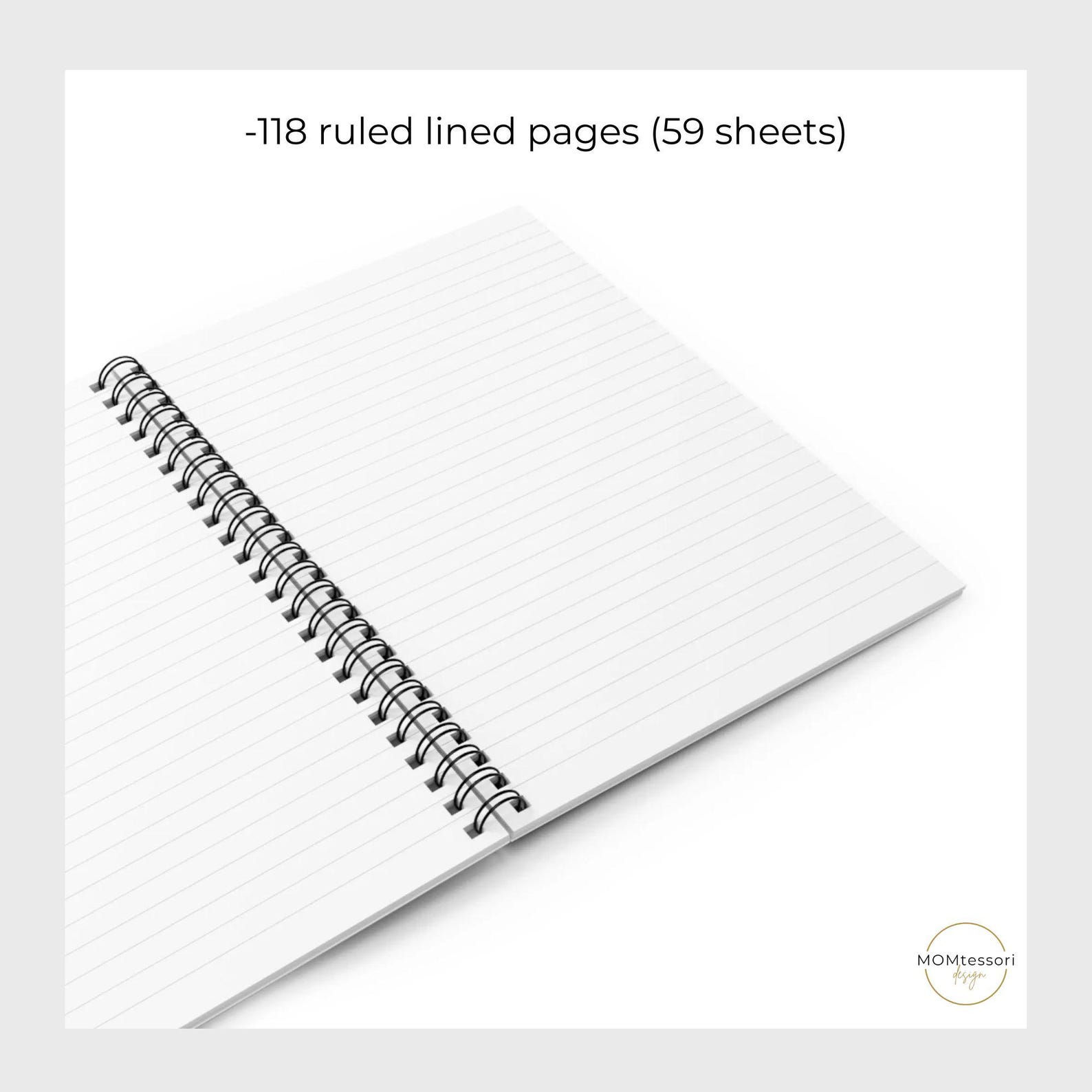 Montessori Spiral Notebook - Montessori Teacher Gift, Back to School ...