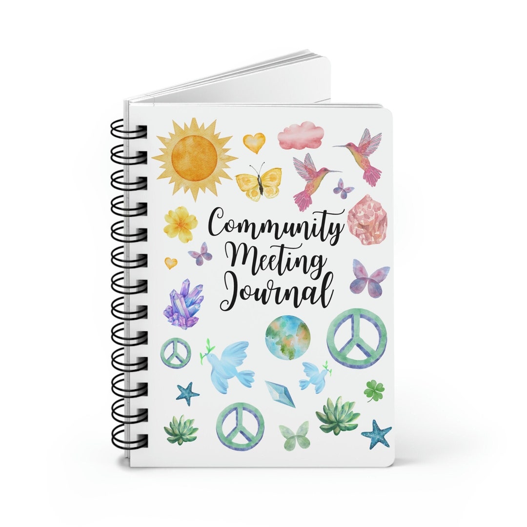 Montessori Community Meeting Spiral Notebook - Montessori Teacher Gift ...