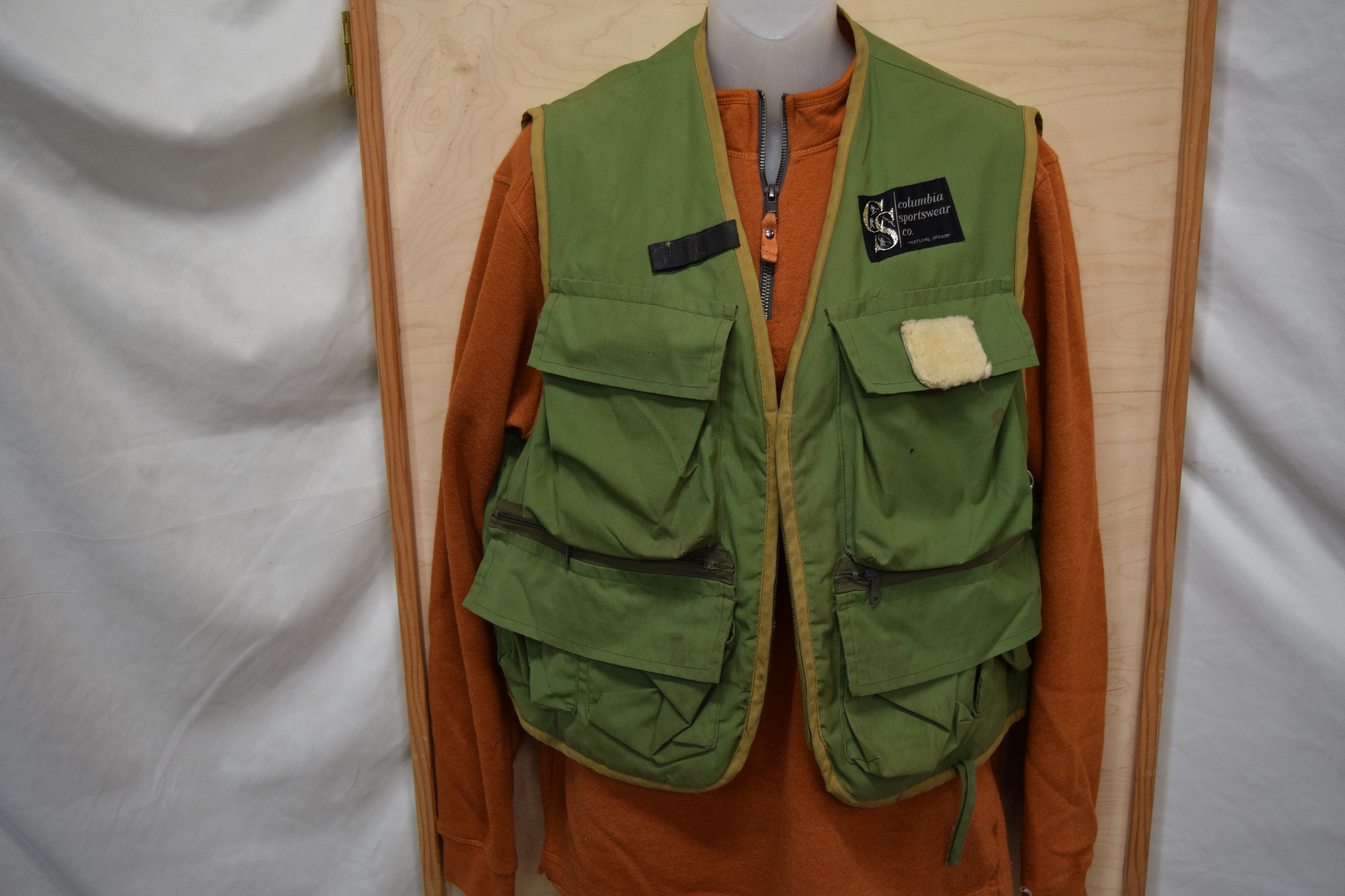 Columbia Sportswear fishing vest, Reversible hunting vest 1970's -  日本
