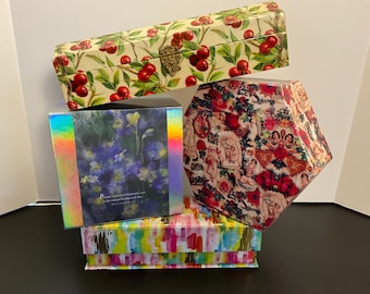 Slow Stitch Kit: Vintage Fabrics, Lace, Embroidery - DIY Journal