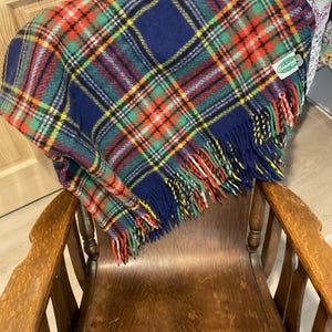 Vintage Irish Wool Blanket - Etsy