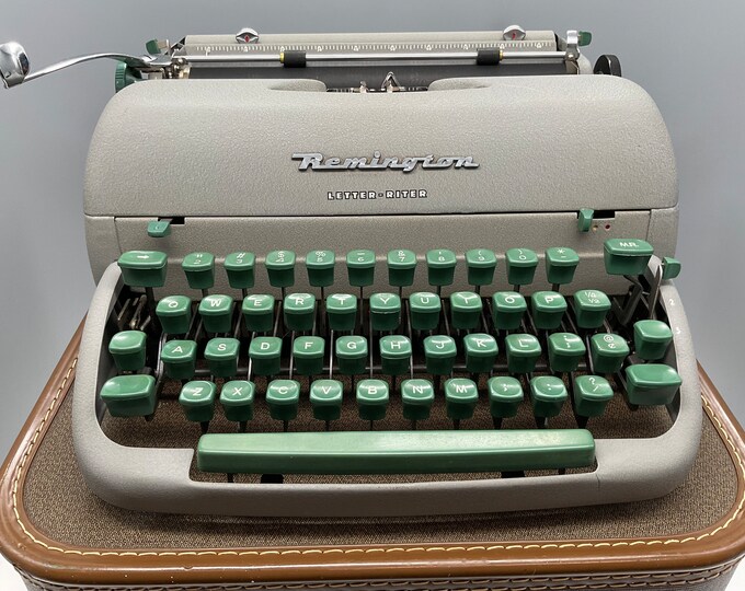 Remington Rand Letter-riter Typewriter 1950's Portable. - Etsy