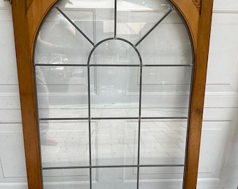1930&#39;s Leaded glass cupboard doors Architectural salvage Price for one, price adjusted for both. Art deco designs. Ships FREE USA.