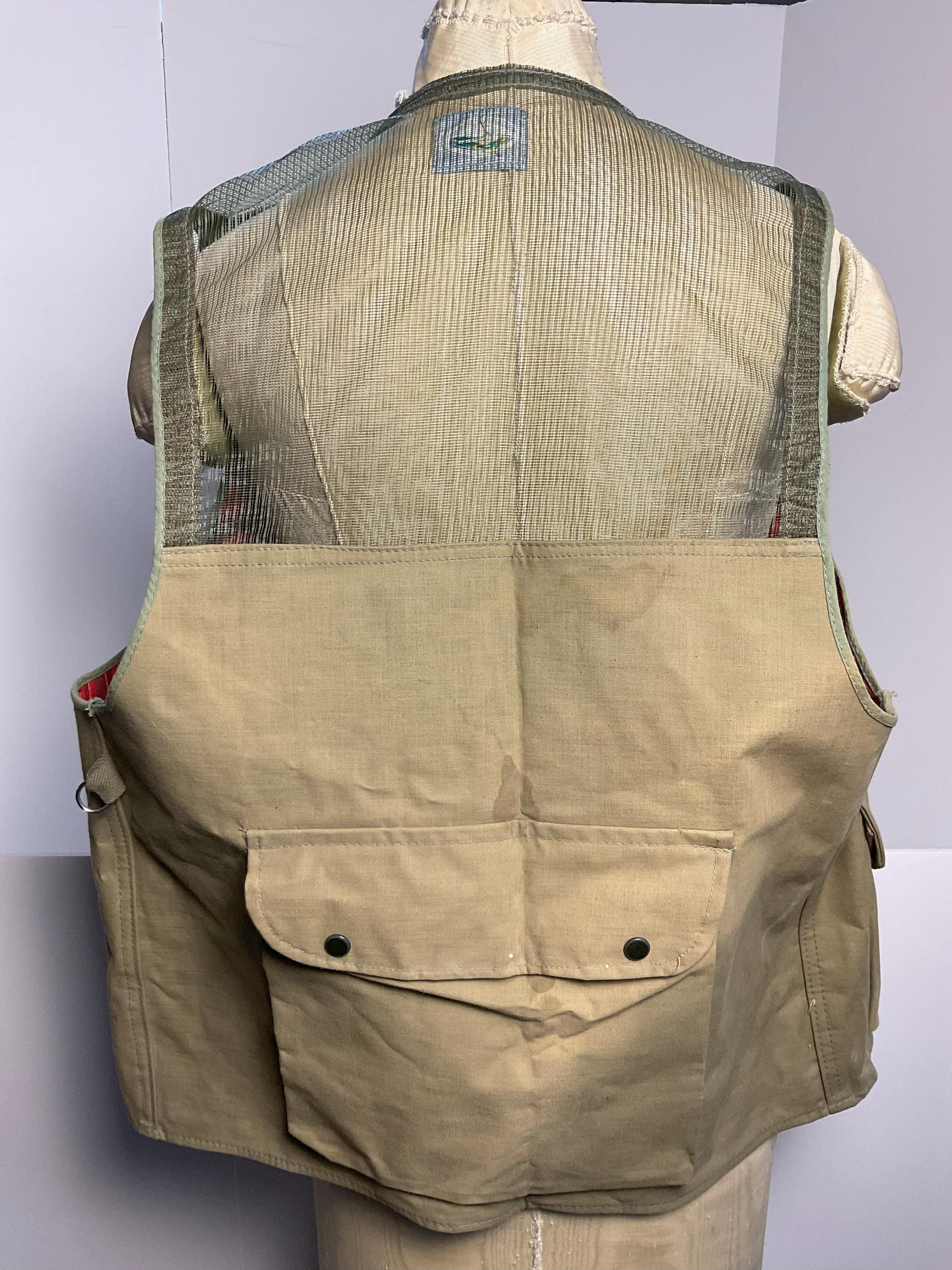 Lot De 3 Gilets De Pêche Vintage Pour Homme - Marques Ausable, Columbia, Easy Drifter - Tailles S/M