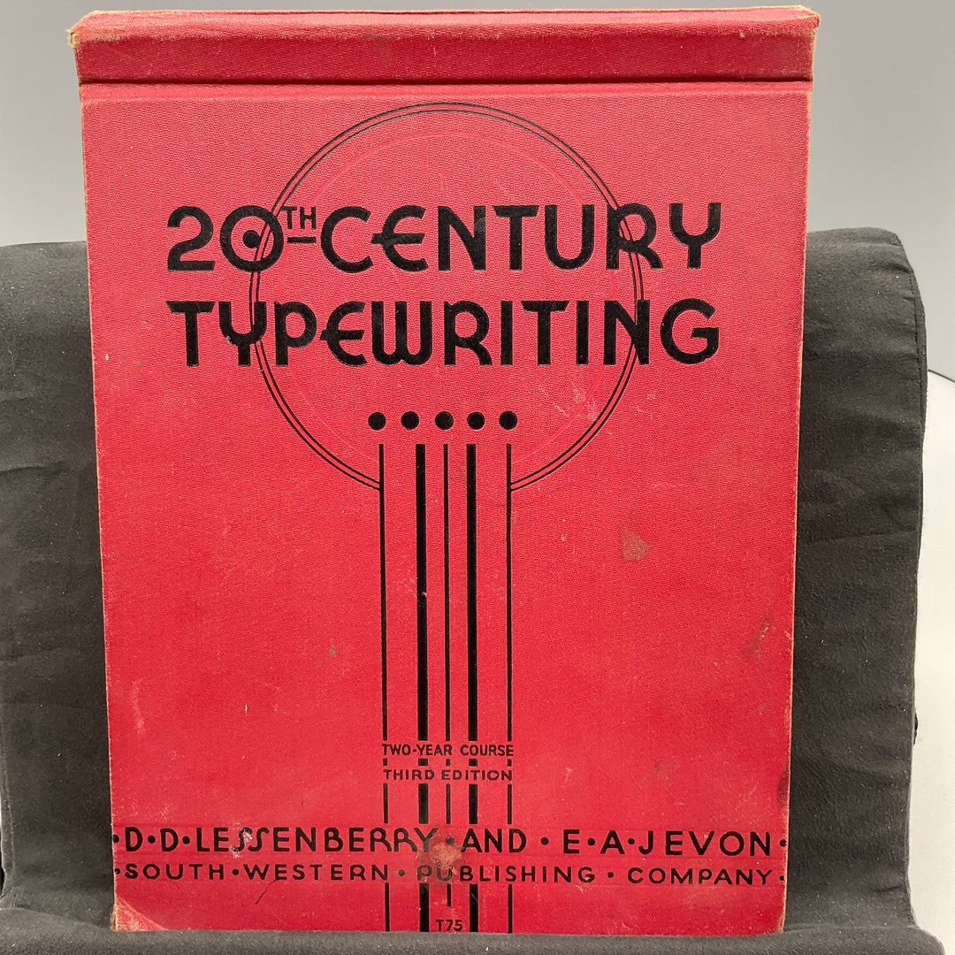 20th Century Typewriting Manual Etsy