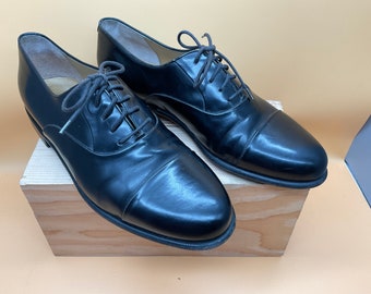 Men's Vero Cuoio Italian Hand-crafted leather shoes size 9 INCLUDES new shoe trees