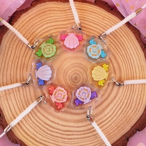 Mermaid Melody phonecharm double side shell Resin - pichi pichi pitch - Manga - Anime Geek - Jewelry Resin