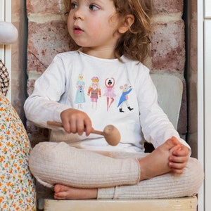 Kids, Toddler Nutcracker shirt, ballerina, ballet, mouse king long sleeve shirt, sugar plum fairy, clara ballet shirt, christmas, holiday