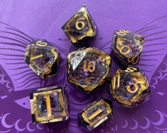 Geode Dice - customisable 7pcs set