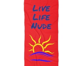 Live Life Nude - Etsy
