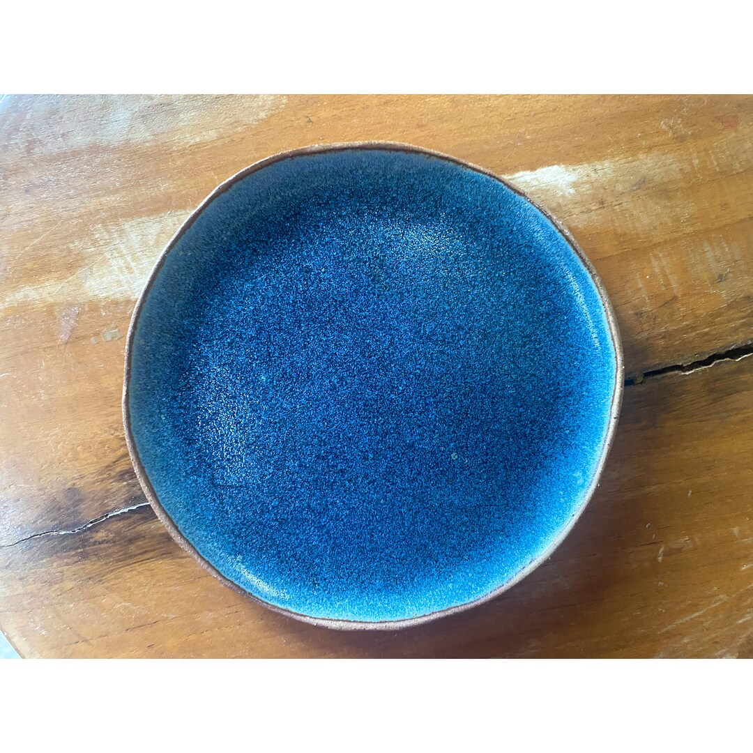Shallow Rim Blue Plates small Plates dessert Plates snack Plates mix shallow-rim-blue-plates-small-plates-dessert-plates-snack-plates-mix