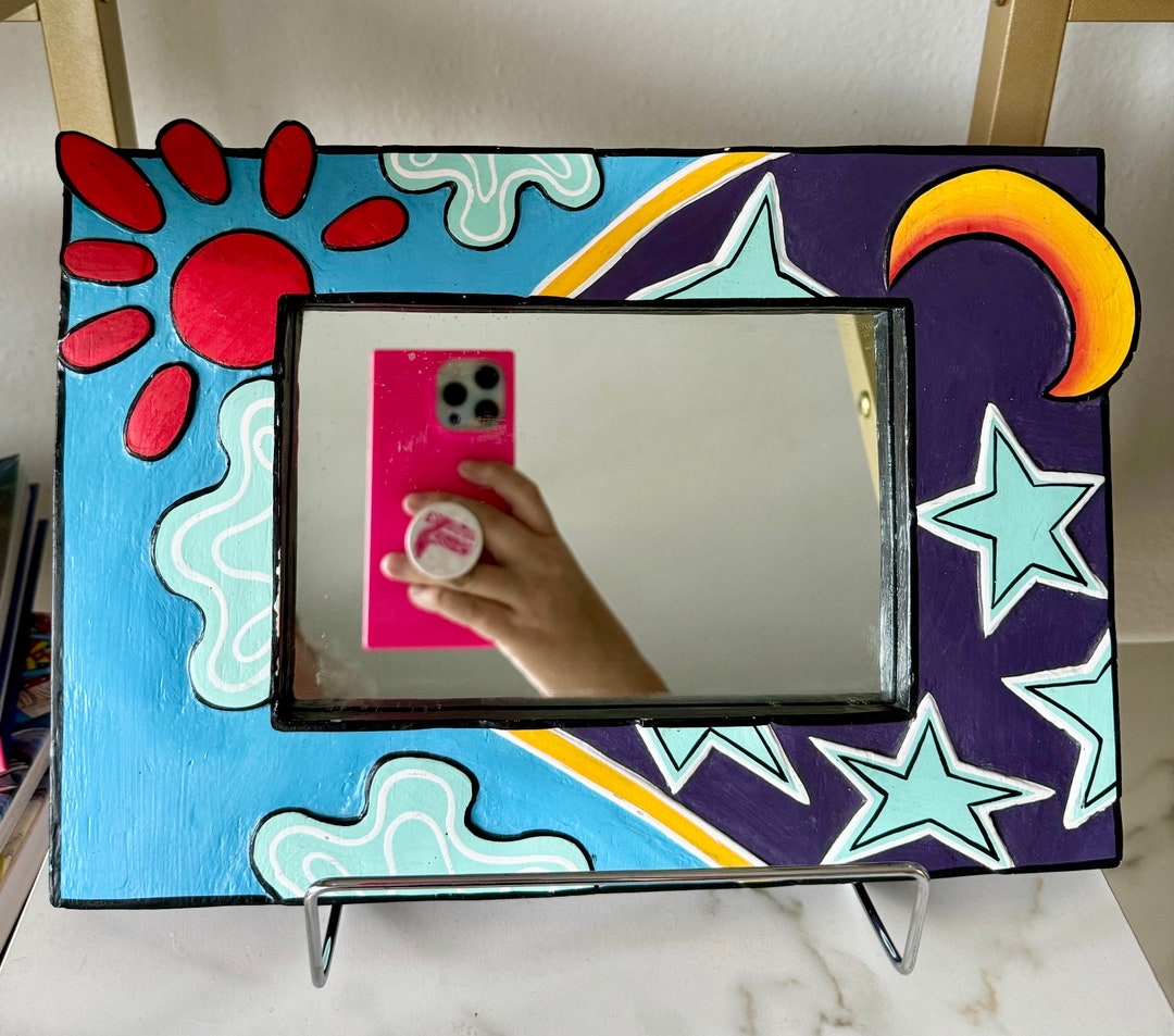 Vintage Celestial Stars, Moon and Sun Mirror or Picture Frame - Combine ...