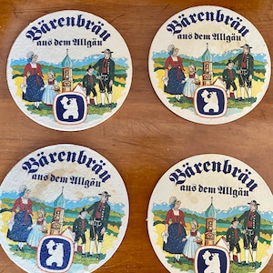 Bärenbräu - German Beer Coaster- Combine Purchases for Free Shipping