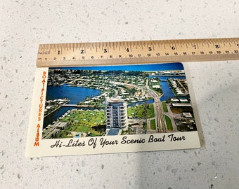 Vintage Fort Lauderdale, Fl Tourist Post Card Book or Ephemera