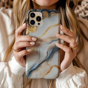 White Marble iphone 16 Tough Case Gold & Silver Veins, Elegant Luxury Phone Cover iphone 16 Pro Max 16 Pro 15 Pro Max 15 Pro 14 13 12 11