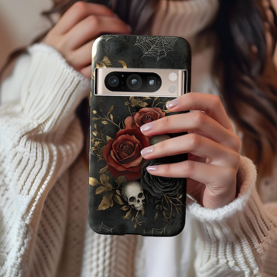 Gothic Floral Google Pixel 8 Tough Case - Black & Crimson Roses Gold Accents Silver Skulls Halloween Pixel 8 Pro Case Pixel 7 6 Pro 5 5G - Etsy Gothic Floral Google Pixel 8 Tough Case - Black & Crimson Roses Gold Accents Silver Skulls Halloween Pixel 8 Pro Case Pixel 7 6 Pro 5 5G - Etsy