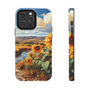 Watercolor Sunflower Tough Phone Cases Nature Phone Case for iphone 14 pro max 14 pro 14 plus iphone 13 Pro Max 13 Pro Mini Iphone 12 11