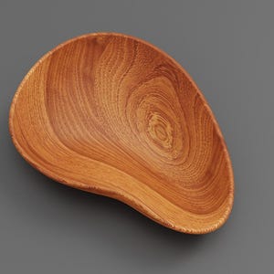Holzschale - 3D-Modell zur Herstellung auf einer CNC-Maschine und 3D-Druck