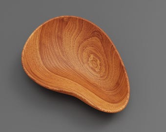 Cuenco de madera - Modelo 3D para fabricación en máquina CNC e impresión 3D